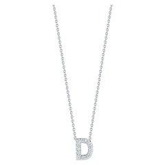 Roberto Coin Love Letter D Anhänger mit Diamanten 001634AWCHXD