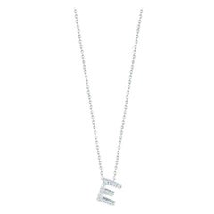 Roberto Coin Love Letter E Pendent mit Diamant 001634AWCHXE