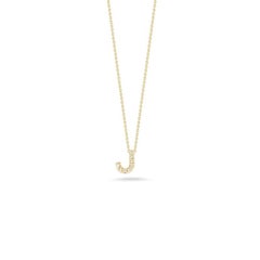 Roberto Coin Love Letter J Pendent with Diamonds 001634AYCHXJ