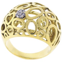 Roberto Coin Mauresque Domed Diamond Cluster Ring