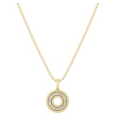 Roberto Coin Medium Diamond Circle Necklace 111474AYCHX0