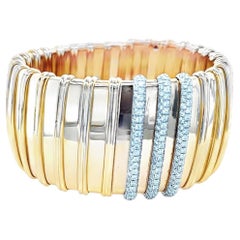 Roberto Coin Bracciale Nabucco in oro rosa e diamanti