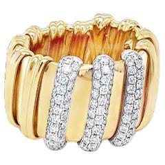 Roberto Coin, bague Nabucco en or rose et diamants