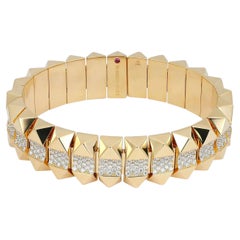 Roberto Coin Obelisco Dimond Armspange Armband 18K Gelbgold