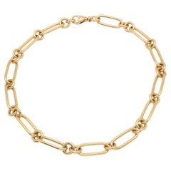 Roberto Coin Oro Classic 18K Yellow Gold Large Oval Link Necklace