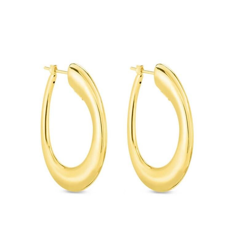 Roberto Coin 18k Yellow Gold Oro Classic Hoop Earrings
6740582AYER0
