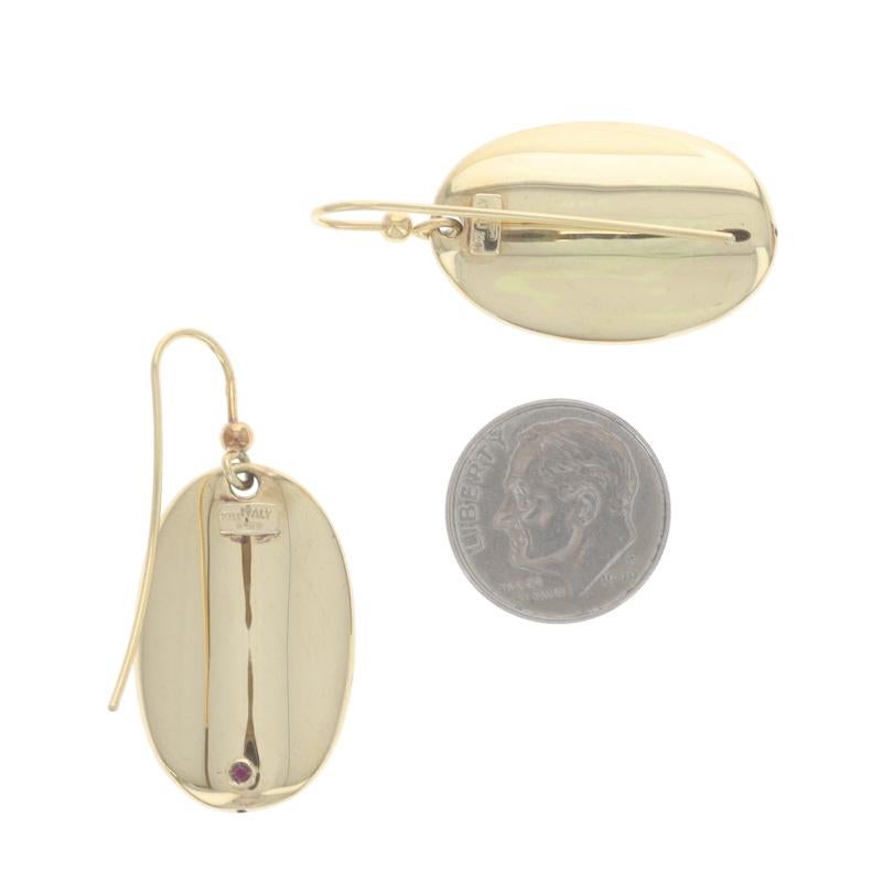 Roberto Coin - Orecchini pendenti ovali a soffietto Orecchini pendenti - Oro giallo 18 carati - Traforati in vendita 1