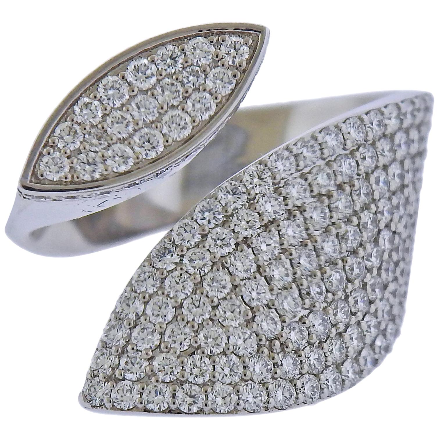 Roberto Coin Petals Diamond Gold Ring