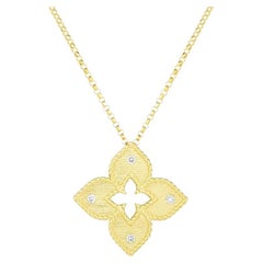 Roberto Coin Petite venezianische Prinzessin-Akzent-Blumen-Halskette 7772824AYCHX