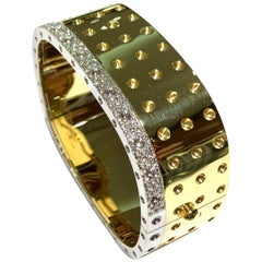 Roberto Coin Pois Moi 4-Row Bangle with 1.27 Carat Diamond
