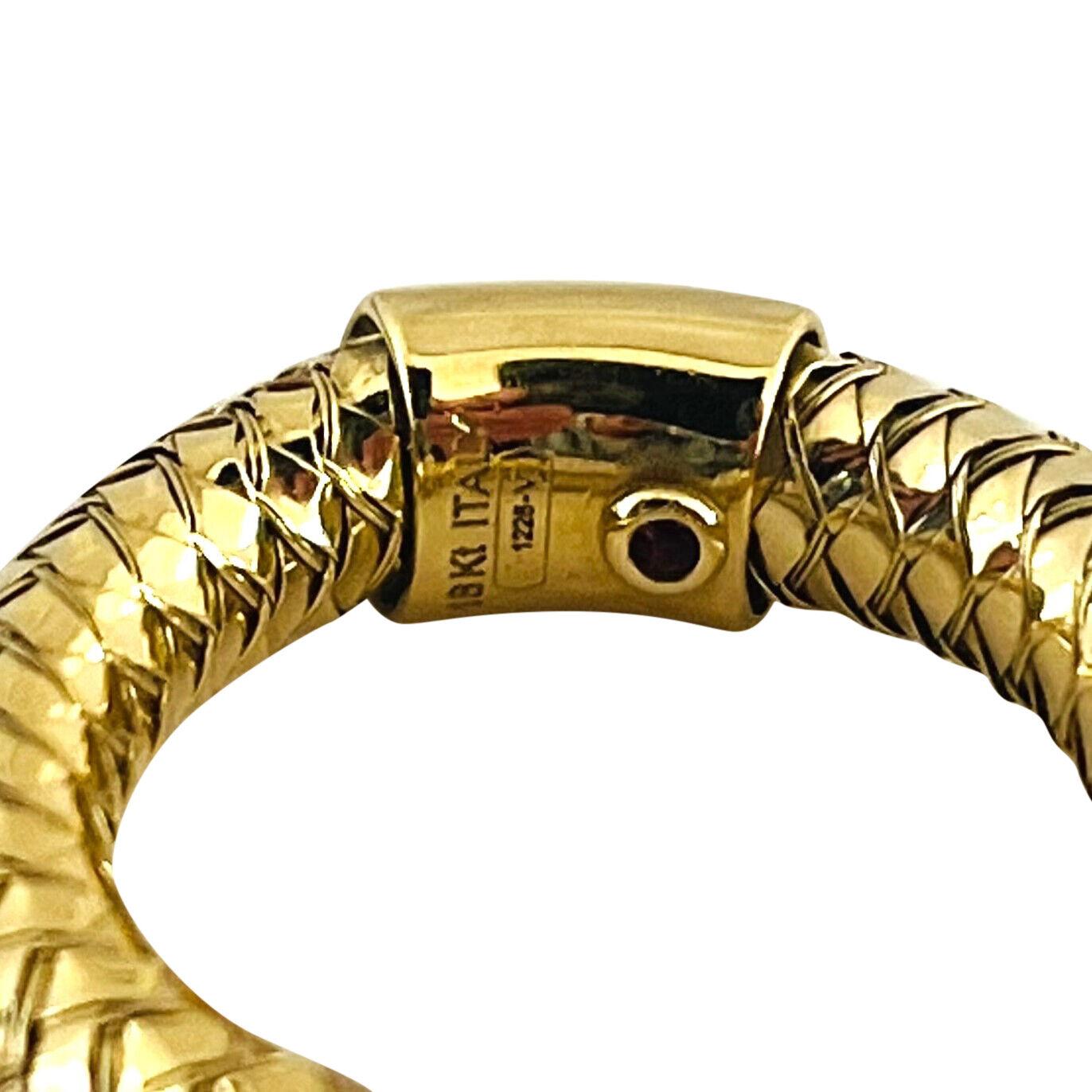 Roberto Coin Primavera Ring aus 18 Karat Gelbgold mit Diamanten, Italien 2