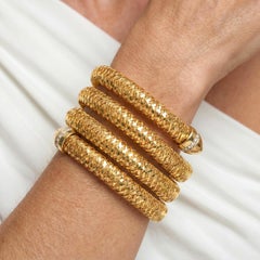 Roberto Coin Primavera 18K Gold Diamond Wrap Bracelet
