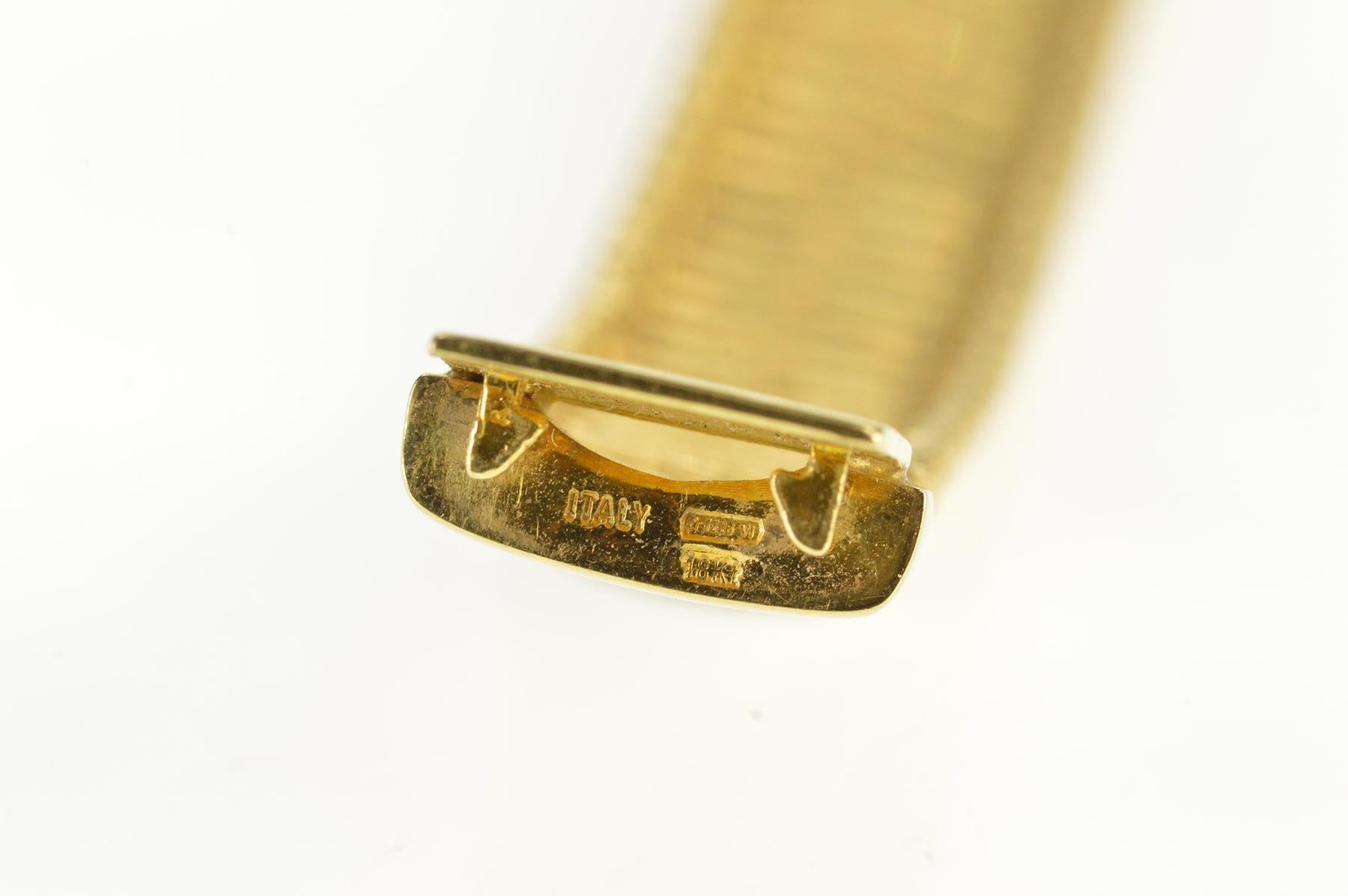 Modern Roberto Coin Primavera Diamond Gold Bracelet For Sale