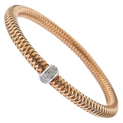 Roberto Coin Primavera Rose Gold Diamond Bracelet