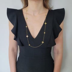 Roberto Coin Princess Flower diamond & Gold Necklace