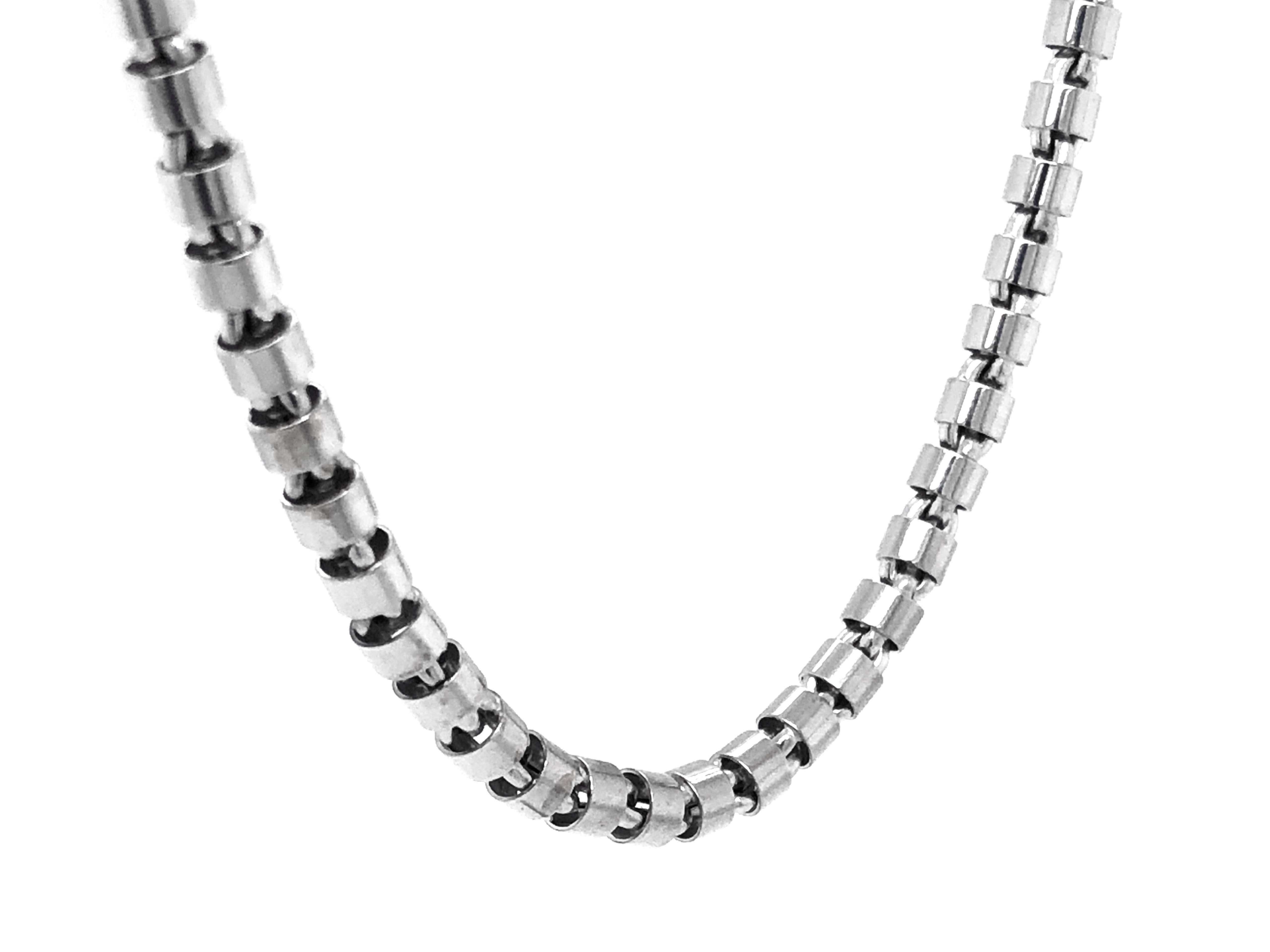 barrel link gold chain