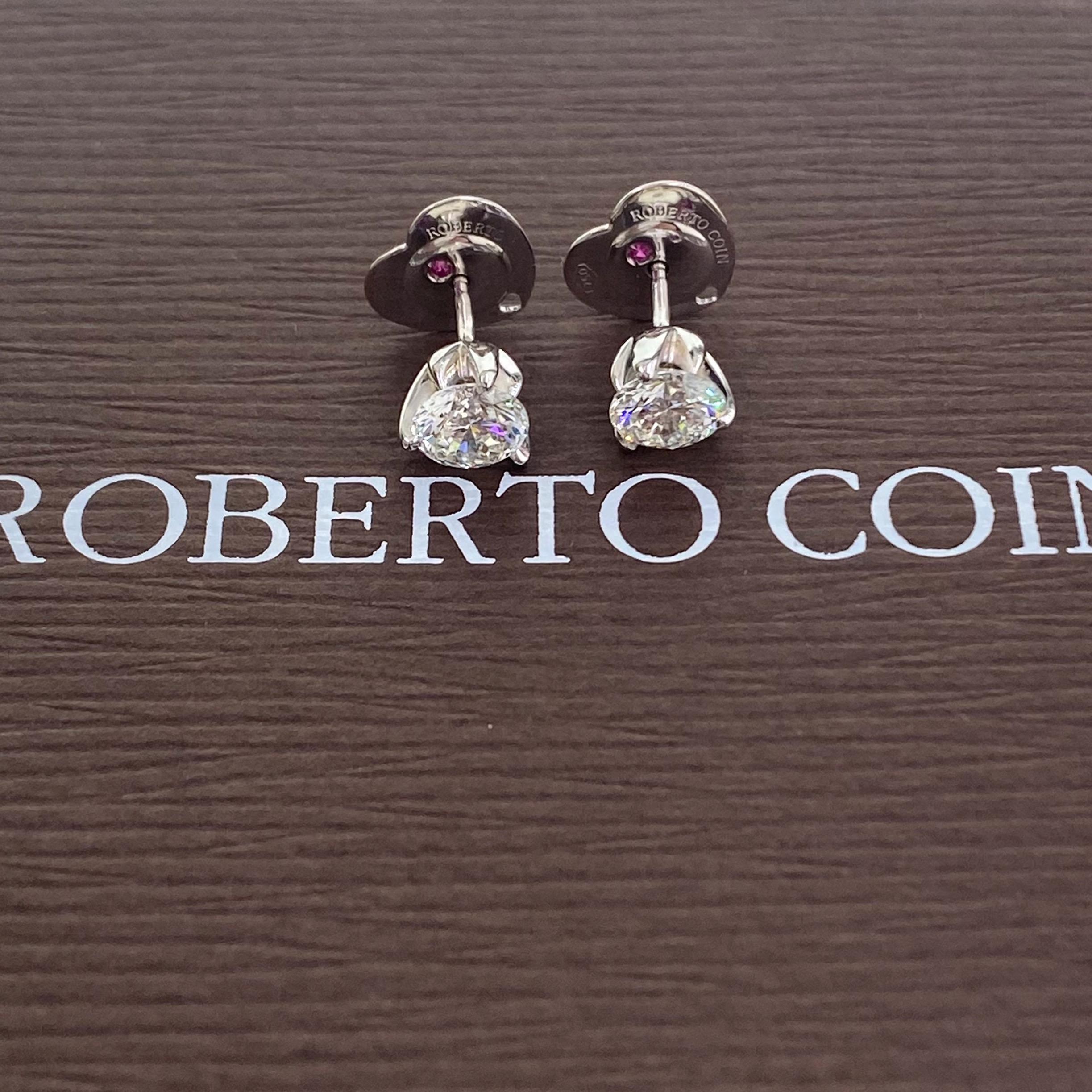 roberto coin cento diamond earrings