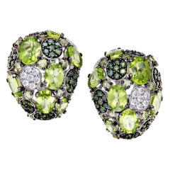 Roberto Coin Shanghai - Or 18 carats pour femme avec diamants blancs et verts et péridots
