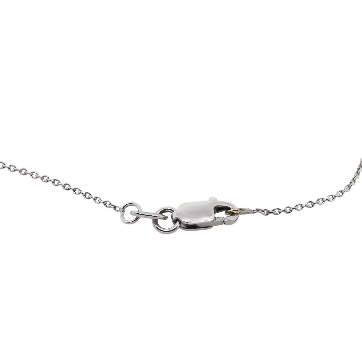 small diamond circle necklace