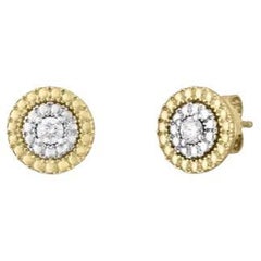 Roberto Coin Small Diamond Dot Earring 111476AJERX0