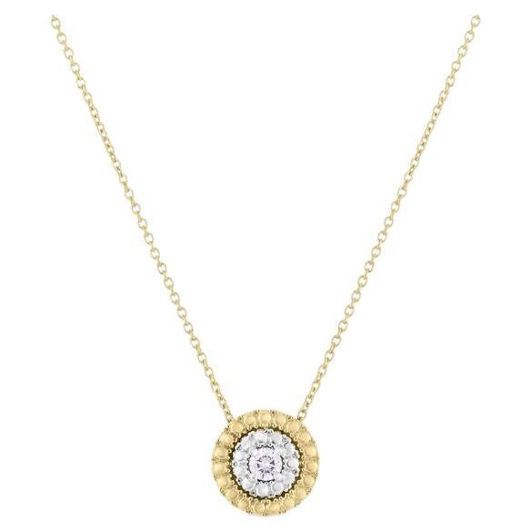 Roberto Coin Small Diamond Dot Necklace 111476AJCHX0 For Sale