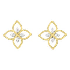 Roberto Coin Pendiente de diamante pequeño para mujer 7772717AJERX