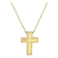 Roberto Coin Small Princess Cross Pendent Necklace 7771623AY180