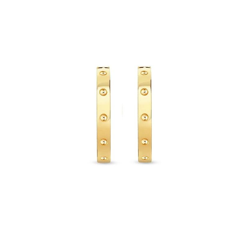 Pendiente de aro Roberto Coin Sinfonía Pois Moi 
Oro amarillo de 18 quilates
20MM Sinfonía Pois Moi
7771604AYER0

