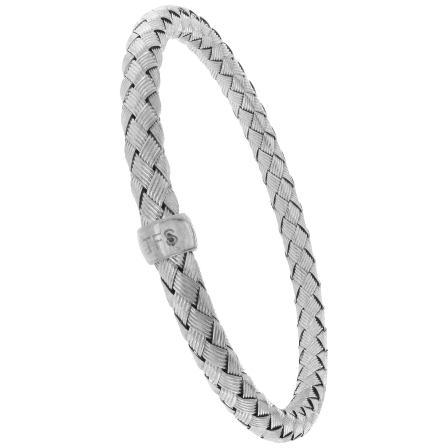 Roberto Coin the Fifth Season 925 Sterling Silver Woven Bracelet