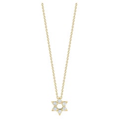 Roberto Coin Tiny Treasures Diamond Star Of David Necklace 001610AYCHX0
