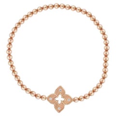 Roberto Coin Venetian Princess 18k Rose Gold & Diamond Bracelet 7773047AXLBX