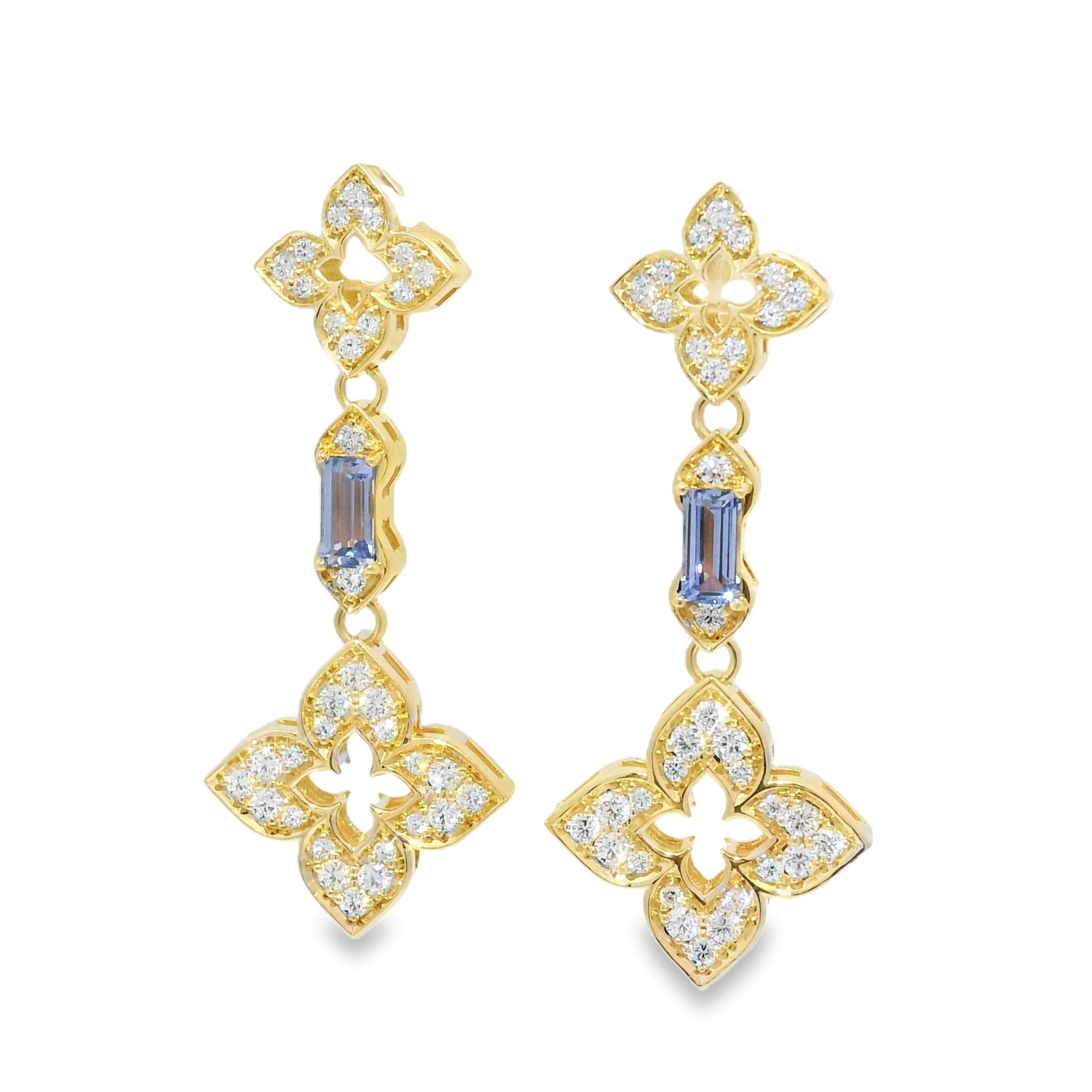 Roberto Coin Venetian Princess Carnival 18-Karat Earrings In Stock For Sale 4