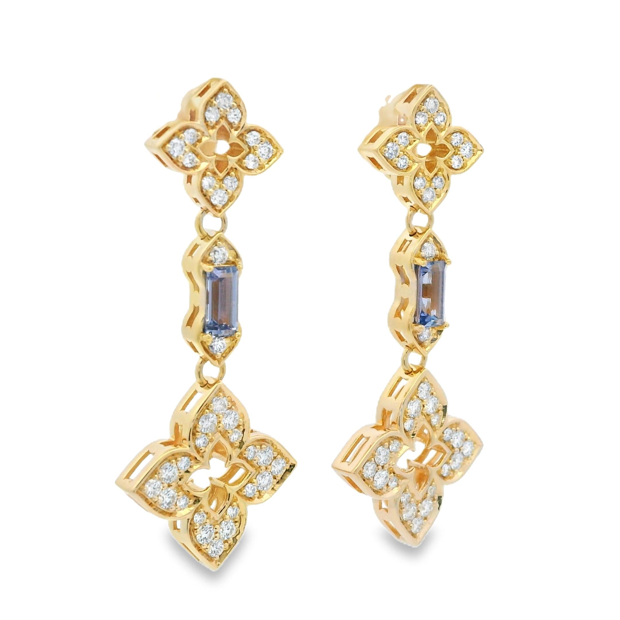 Women's Roberto Coin Venetian Princess Carnival 18-Karat Earrings In Stock For Sale