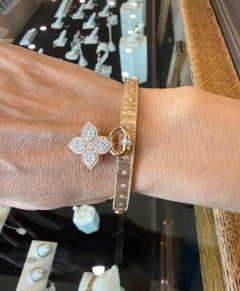 Roberto Coin Venetian Princess Diamond 18K Gold Bangle Bracelet