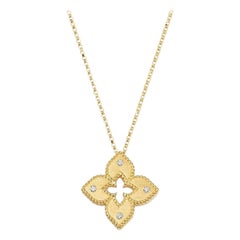Roberto Coin Venetian Princess Yellow Gold Diamond Necklace 7772985AYCHX
