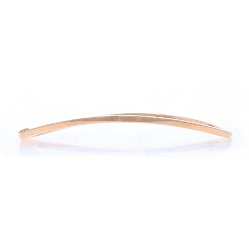 Roberto Coin Bracciale a onda con diamanti curvi 6 3/4