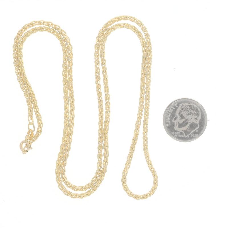Women's or Men's Roberto Coin Wheat Chain Necklace 23 3/4