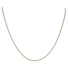 Roberto Coin Wheat Chain Necklace 23 3/4" - Yellow Gold 18k Italy