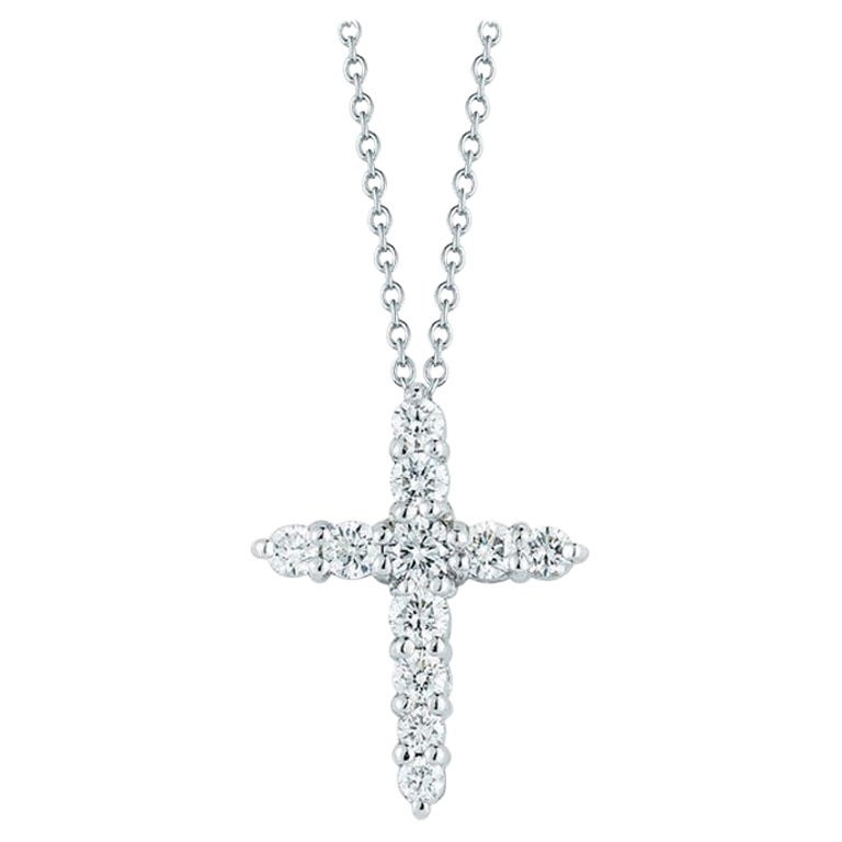 Roberto Münze Weißgold Diamantkreuz 001858AWCHX0