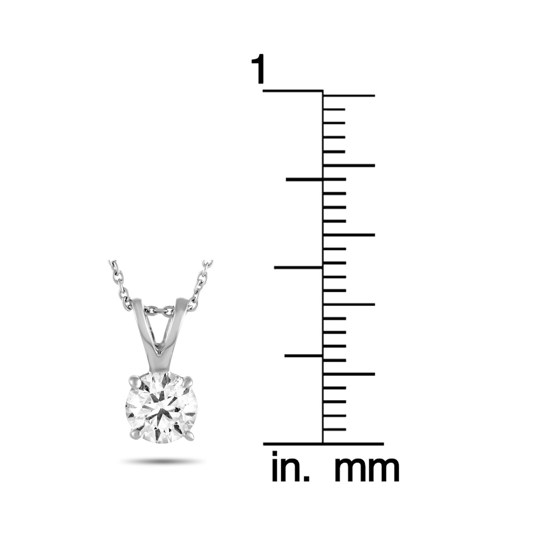 Roberto Coin White Gold Diamond Pendant Necklace 1