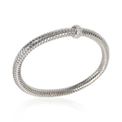 Roberto Coin White Gold Diamond Primavera Flex Bracelet