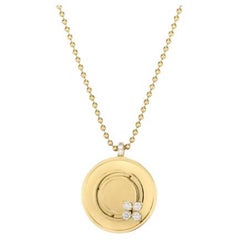 Roberto Coin Gelbgold Diamant-Blumen-Akzent-Halskette 8883124AY17X