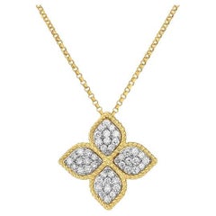 Roberto Coin Yellow Gold Ladies Diamond Necklace 7771369AJCHX