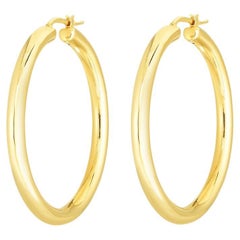 Roberto Münze Gelbgold Damen-Creolen-Ohrring 6740616AYER0
