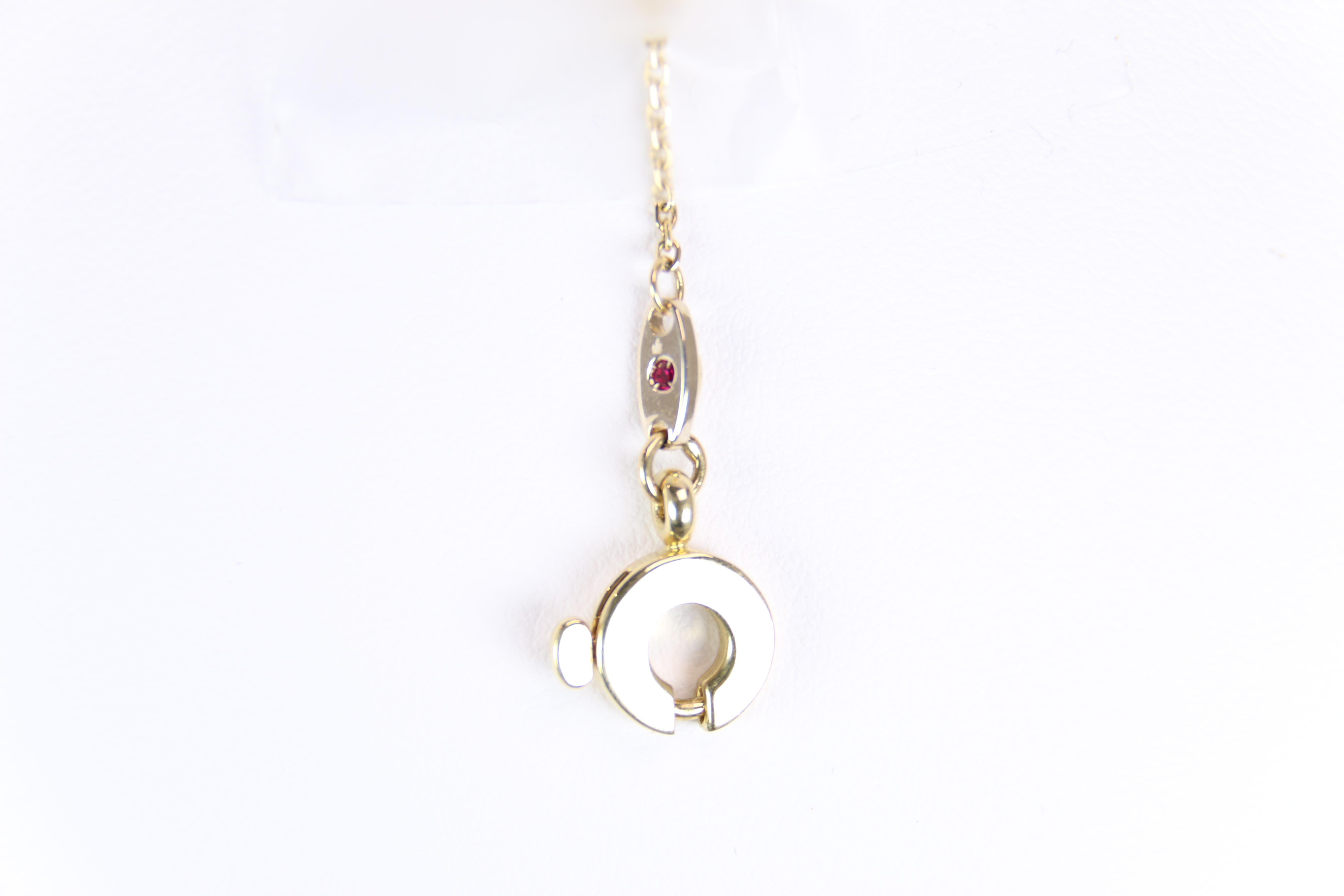 Round Cut Roberto Coin Yellow Gold Necklace with Gold Balls For Sale