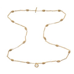 Roberto Coin Yellow Gold Two Strand Twisted Wire Necklace