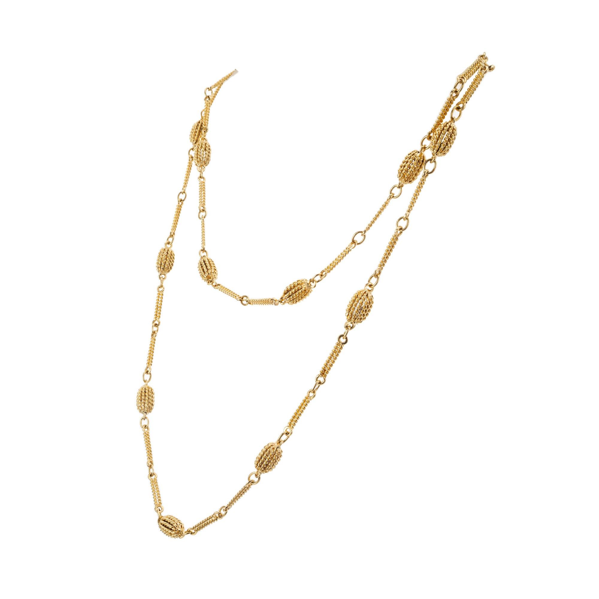 Roberto Coin Yellow Gold Two Strand Twisted Wire Necklace  For Sale 1