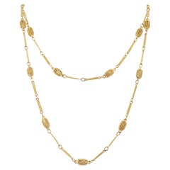 Roberto Coin Yellow Gold Two Strand Twisted Wire Necklace 