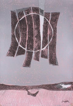Roberto Crippa 'Conceptual Landscape'- Lithograph