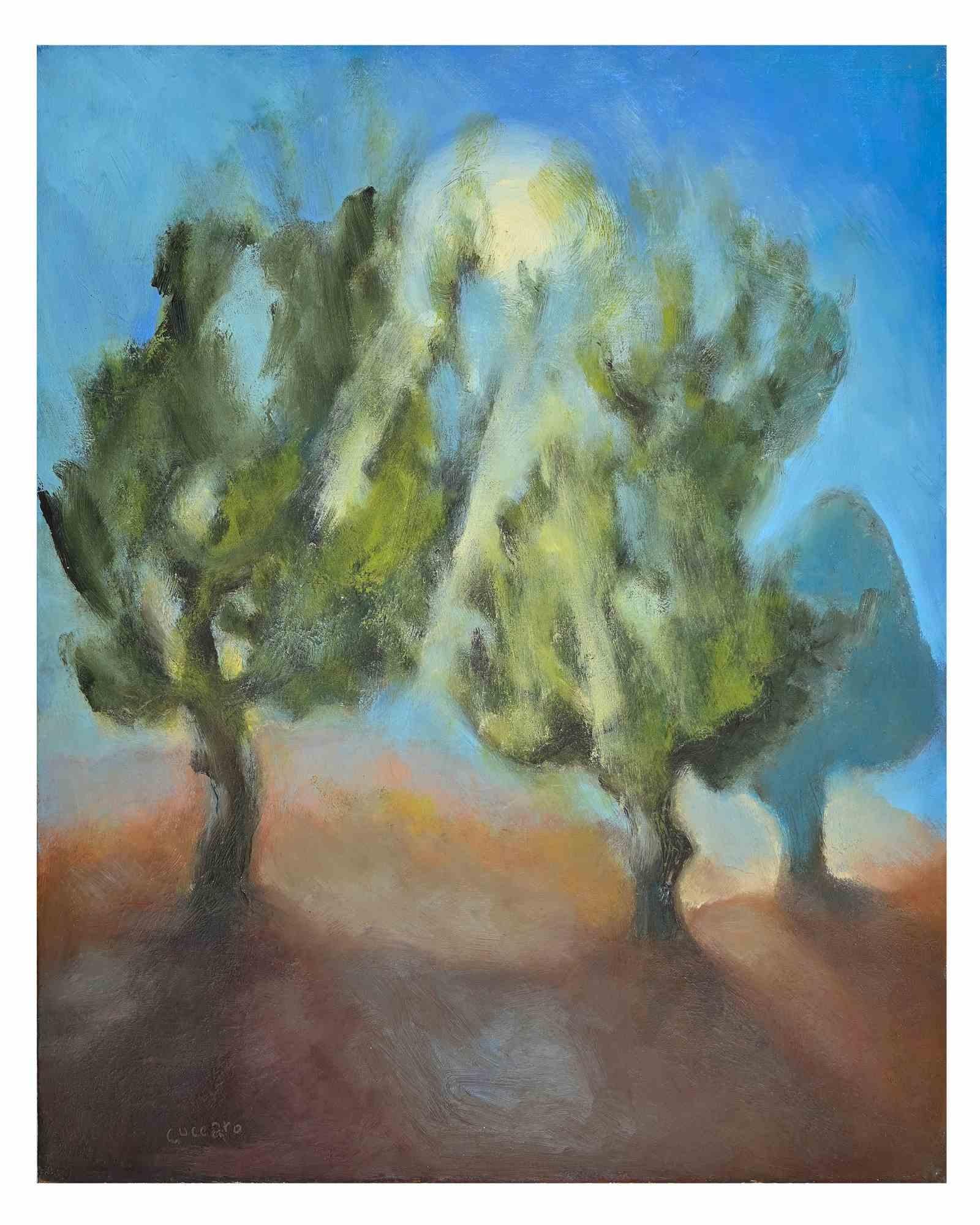 Moonlight ist ein zeitgenössisches Kunstwerk, das im 21. Jahrhundert von Roberto Cuccaro realisiert wurde. 

Original Ölgemälde auf Leinwand.

Handsigniert in der linken unteren Ecke: Cuccaro.

Neuwertige Bedingungen.

Moonlight ist ein originales